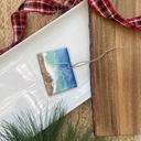 Colorado State Shaped Beach Theme Christmas Ornament