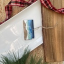 Kansas State Shaped Beach Theme Christmas Ornament