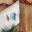 Minnesota State Shaped Beach Theme Christmas Ornament