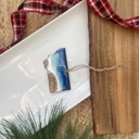 Montana State Shaped Beach Theme Christmas Ornament