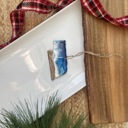 Nebraska State Shaped Beach Theme Christmas Ornament