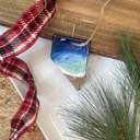 Nevada State Shaped Beach Theme Christmas Ornament