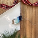 New Jersey State Shaped Beach Theme Christmas Ornament