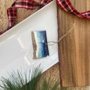 South Dakota State Shaped Beach Theme Christmas Ornament