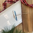 Tennessee State Shaped Beach Theme Christmas Ornament