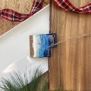 Utah State Shaped Beach Theme Christmas Ornament