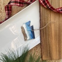 Washington State Shaped Beach Theme Christmas Ornament