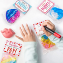  Non-Sugar Pop-It Valentine Keychain Gift | 10 Pack