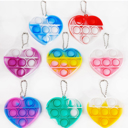  Non-Sugar Pop-It Valentine Keychain Gift | 10 Pack