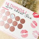  Valentine's 14 Things I Love About You Scratch Card