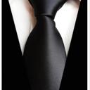 Black Fathers Day Personalized Photo Silk Tie