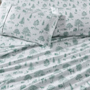 Twin Wild Acres - Sage Lodge Microfiber Sheet Set