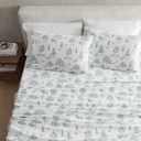 Full/Double Wild Acres - Sage Lodge Microfiber Sheet Set