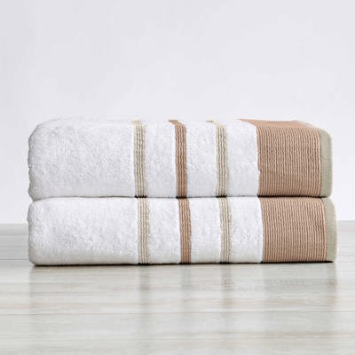 Luxurious Cotton 2 Pack Decorative Bath Sheet Set