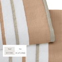 Dusty Rose / Cappuccino Luxurious Cotton 4 Pack Decorative Bath Towel Set