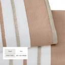 Dusty Rose / Cappuccino Luxurious Cotton 4 Pack Decorative Hand Towels