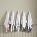 Dusty Rose / Cappuccino Luxurious Cotton 4 Pack Decorative Hand Towels