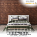 Queen Forest Patchwork Lodge Plaid Quilt Set with Shams