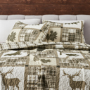 Twin Stonehurst Lodge Patchwork Quilt Set with Shams