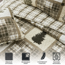 Twin Stonehurst Lodge Patchwork Quilt Set with Shams