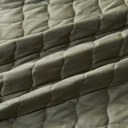 Queen Loden Stitched Velvet Quilt Set