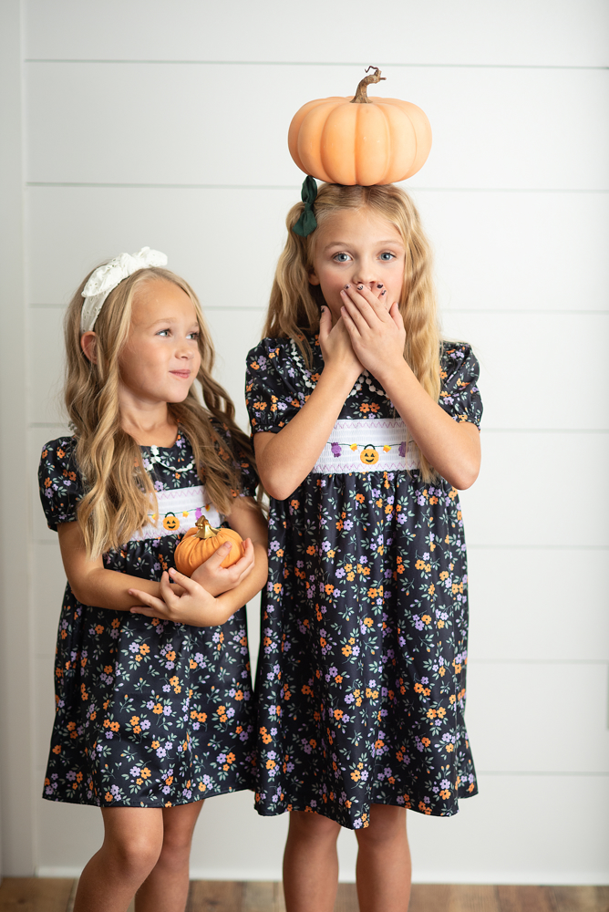 Halloween Smocked Dress