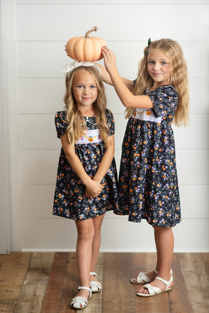 Halloween Smocked Dress