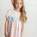  Pastel Smocked Dress