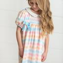  Pastel Smocked Dress