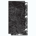  Black Terrain Beach Towel