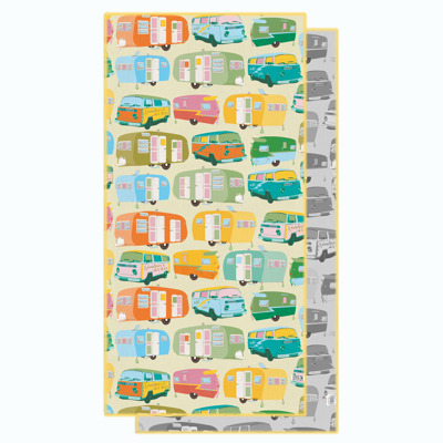 Happy Camper Beach Towel