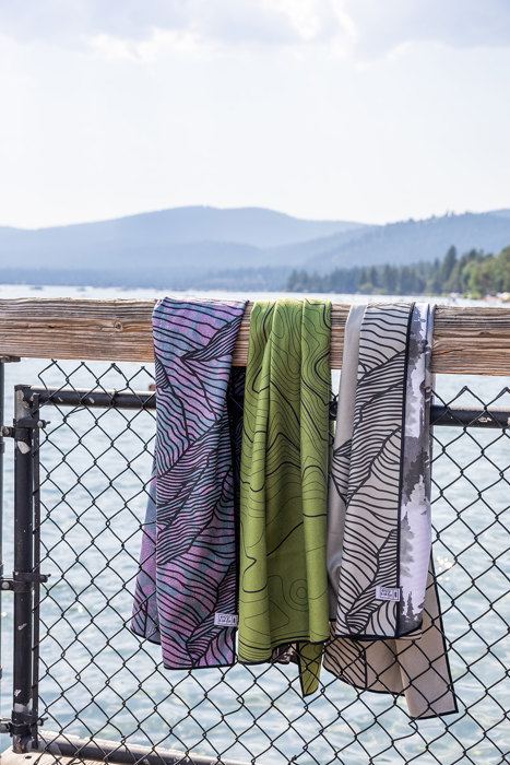 Evergreen Elevation Beach Towel