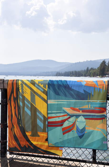 Camp Wander Beach Towel