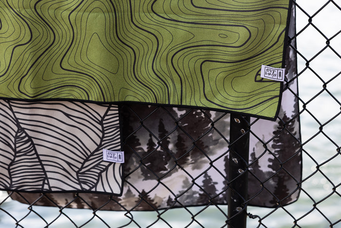 Evergreen Elevation Beach Towel