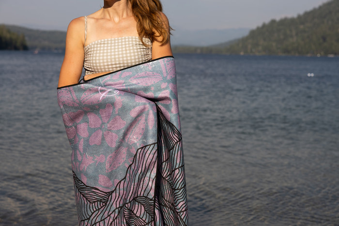 Lavendar Ridge Beach Towel
