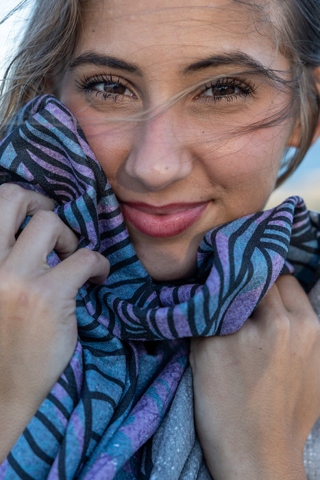 Lavendar Ridge Beach Towel