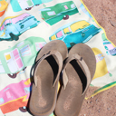  Happy Camper Beach Towel
