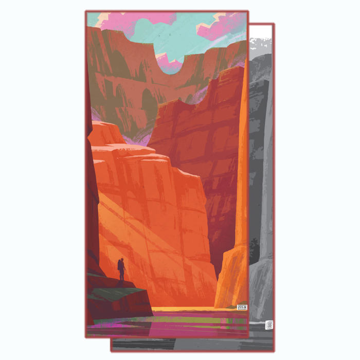Red Rocks Beach Towel