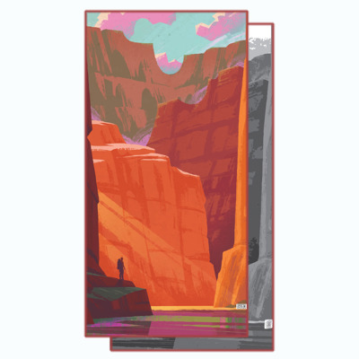 Red Rocks Beach Towel