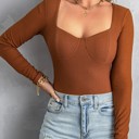  Ribbed Knit Top