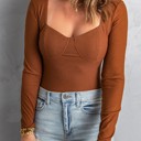  Ribbed Knit Top