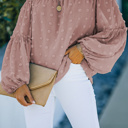  Swiss Dot Off The Shoulder Blouse