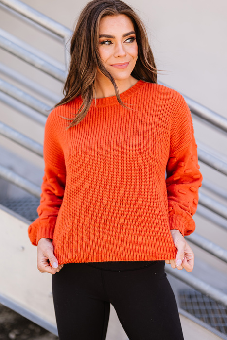 Balloon Sleeve Knit Sweater | 4 Colors |