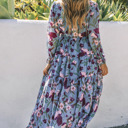  Wild Lotus Ruffle Tiered Maxi Dress | 4 Colors |