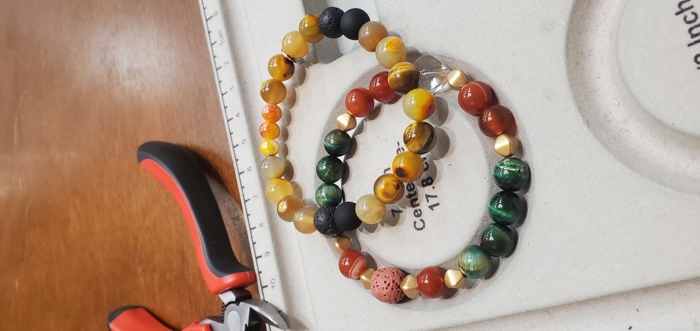 Fall Jewelry | Autumn Jewelry | Pumpkin Spice Bracelet