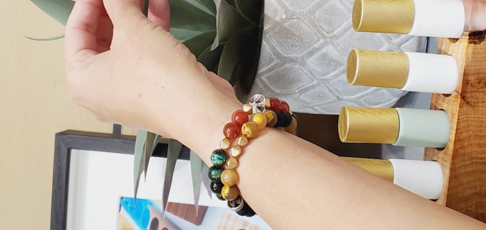 Fall Jewelry | Autumn Jewelry | Pumpkin Spice Bracelet