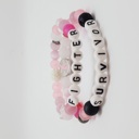  Breast Cancer Awareness Lava Bracelets