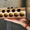  Striped Black Walnut and Maple Essential Oil Holder