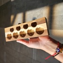  Striped Black Walnut and Maple Essential Oil Holder