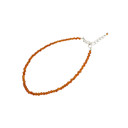  Carnelian Sterling Silver Bracelet